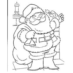 Dessin à colorier: Père Noël (Personnages) #104674 - Coloriages à Imprimer Gratuits