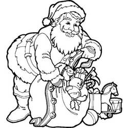 Dessin à colorier: Père Noël (Personnages) #104706 - Coloriages à Imprimer Gratuits