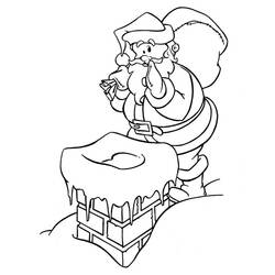 Dessin à colorier: Père Noël (Personnages) #104707 - Coloriages à Imprimer Gratuits