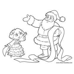 Dessin à colorier: Père Noël (Personnages) #104740 - Coloriages à Imprimer Gratuits