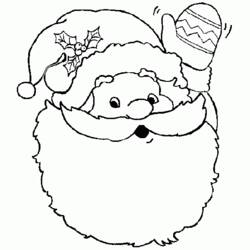 Dessin à colorier: Père Noël (Personnages) #104765 - Coloriages à Imprimer Gratuits