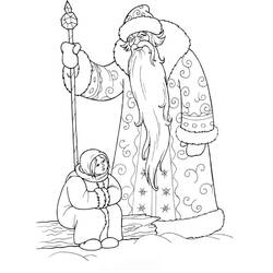 Dessin à colorier: Père Noël (Personnages) #104799 - Coloriages à Imprimer Gratuits
