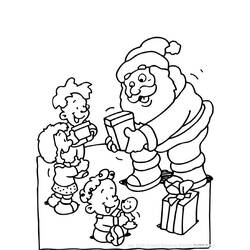 Dessin à colorier: Père Noël (Personnages) #104838 - Coloriages à Imprimer Gratuits