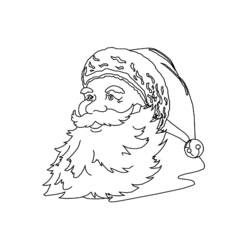 Dessin à colorier: Père Noël (Personnages) #104862 - Coloriages à Imprimer Gratuits