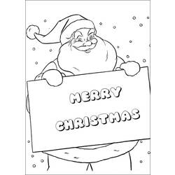 Dessin à colorier: Père Noël (Personnages) #104952 - Coloriages à Imprimer Gratuits