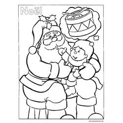 Dessin à colorier: Père Noël (Personnages) #104961 - Coloriages à Imprimer Gratuits