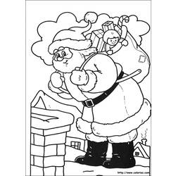 Dessin à colorier: Père Noël (Personnages) #104986 - Coloriages à Imprimer Gratuits