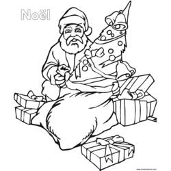 Dessin à colorier: Père Noël (Personnages) #104997 - Coloriages à Imprimer Gratuits