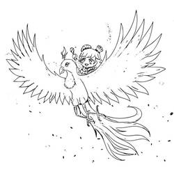 Dessin à colorier: Phoenix (Personnages) #192256 - Coloriages à Imprimer Gratuits