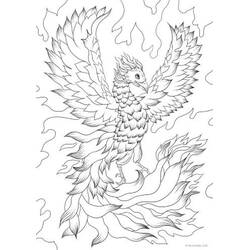 Dessin à colorier: Phoenix (Personnages) #192285 - Coloriages à Imprimer Gratuits