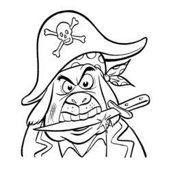 Dessin à colorier: Pirate (Personnages) #105017 - Coloriages à Imprimer Gratuits