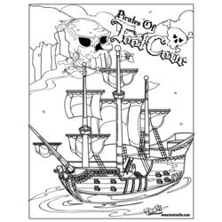 Dessin à colorier: Pirate (Personnages) #105039 - Coloriages à imprimer