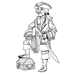 Dessin à colorier: Pirate (Personnages) #105061 - Coloriages à Imprimer Gratuits