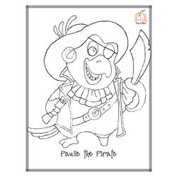 Dessin à colorier: Pirate (Personnages) #105102 - Coloriages à Imprimer Gratuits