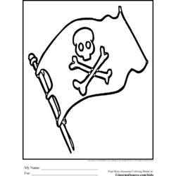 Dessin à colorier: Pirate (Personnages) #105137 - Coloriages à Imprimer Gratuits