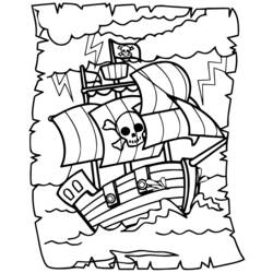 Dessin à colorier: Pirate (Personnages) #105310 - Coloriages à imprimer