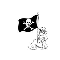 Dessin à colorier: Pirate (Personnages) #105332 - Coloriages à Imprimer Gratuits