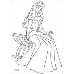 Dessin à colorier: Princesse (Personnages) #85181 - Coloriages à Imprimer Gratuits