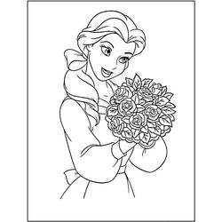 Dessin à colorier: Princesse (Personnages) #85184 - Coloriages à Imprimer Gratuits