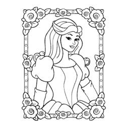 Dessin à colorier: Princesse (Personnages) #85193 - Coloriages à Imprimer Gratuits