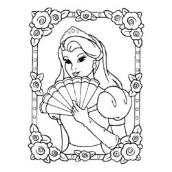 Dessin à colorier: Princesse (Personnages) #85204 - Coloriages à Imprimer Gratuits