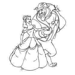 Dessin à colorier: Princesse (Personnages) #85217 - Coloriages à Imprimer Gratuits