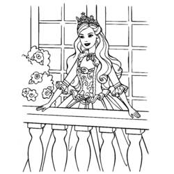Dessin à colorier: Princesse (Personnages) #85221 - Coloriages à Imprimer Gratuits