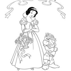 Dessin à colorier: Princesse (Personnages) #85226 - Coloriages à Imprimer Gratuits