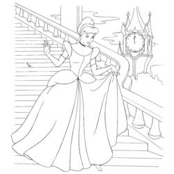 Dessin à colorier: Princesse (Personnages) #85264 - Coloriages à Imprimer Gratuits