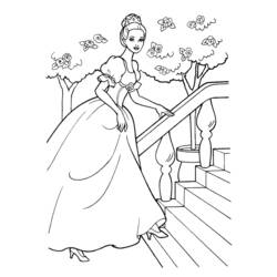 Dessin à colorier: Princesse (Personnages) #85269 - Coloriages à Imprimer Gratuits