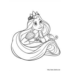 Dessin à colorier: Princesse (Personnages) #85293 - Coloriages à Imprimer Gratuits