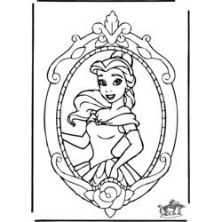 Dessin à colorier: Princesse (Personnages) #85304 - Coloriages à Imprimer Gratuits