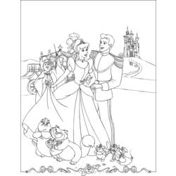 Dessin à colorier: Princesse (Personnages) #85307 - Coloriages à Imprimer Gratuits