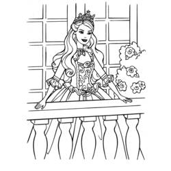 Dessin à colorier: Princesse (Personnages) #85326 - Coloriages à Imprimer Gratuits