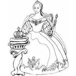 Dessin à colorier: Princesse (Personnages) #85327 - Coloriages à Imprimer Gratuits