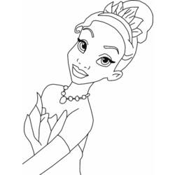 Dessin à colorier: Princesse (Personnages) #85339 - Coloriages à Imprimer Gratuits