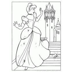 Dessin à colorier: Princesse (Personnages) #85340 - Coloriages à Imprimer Gratuits