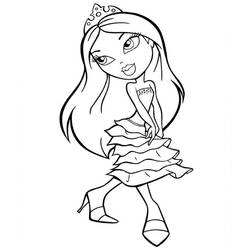 Dessin à colorier: Princesse (Personnages) #85367 - Coloriages à Imprimer Gratuits