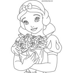 Dessin à colorier: Princesse (Personnages) #85394 - Coloriages à Imprimer Gratuits