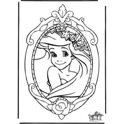 Dessin à colorier: Princesse (Personnages) #85405 - Coloriages à Imprimer Gratuits