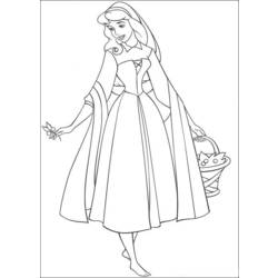 Dessin à colorier: Princesse (Personnages) #85406 - Coloriages à Imprimer Gratuits