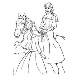 Dessin à colorier: Princesse (Personnages) #85420 - Coloriages à Imprimer Gratuits