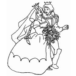 Dessin à colorier: Princesse (Personnages) #85424 - Coloriages à Imprimer Gratuits