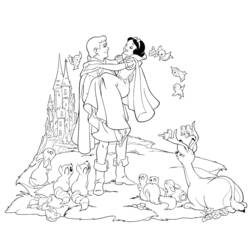 Dessin à colorier: Princesse (Personnages) #85431 - Coloriages à Imprimer Gratuits