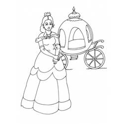 Dessin à colorier: Princesse (Personnages) #85475 - Coloriages à Imprimer Gratuits