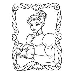 Dessin à colorier: Princesse (Personnages) #85482 - Coloriages à Imprimer Gratuits