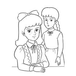 Dessin à colorier: Princesse (Personnages) #85485 - Coloriages à Imprimer Gratuits