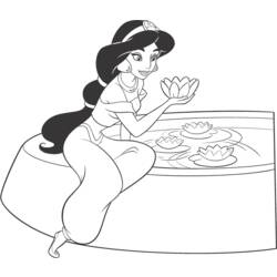 Dessin à colorier: Princesse (Personnages) #85511 - Coloriages à Imprimer Gratuits