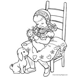 Dessin à colorier: Princesse (Personnages) #85514 - Coloriages à Imprimer Gratuits