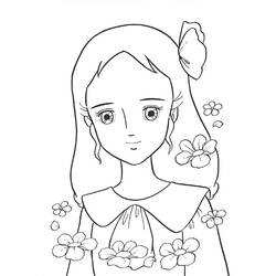 Dessin à colorier: Princesse (Personnages) #85530 - Coloriages à Imprimer Gratuits